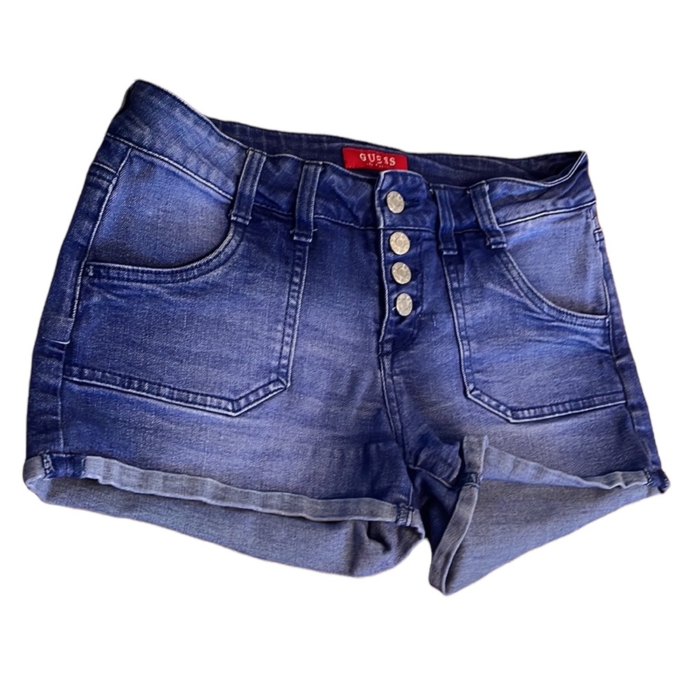 Guess Jean Button Up Shorts - image 1